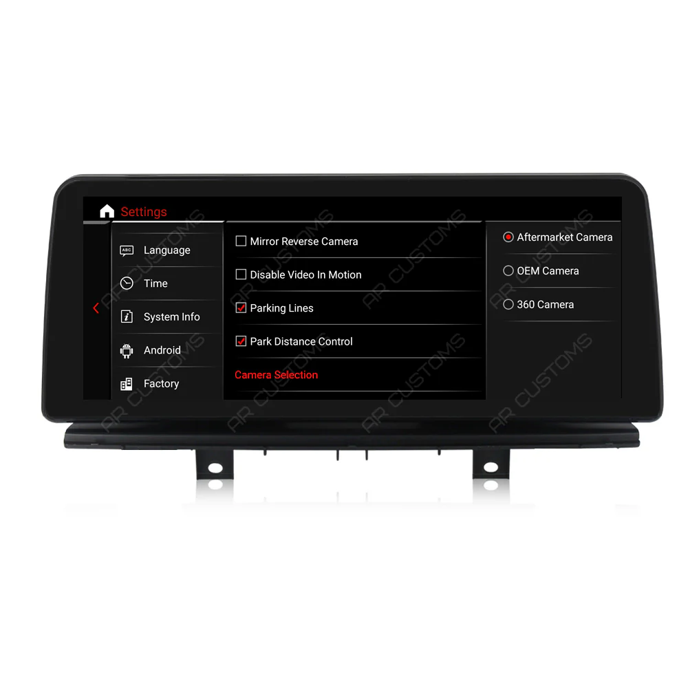 Head Unit Upgrade Installation — BMW X5/X5M F15 2014-2019 – head unit installation view