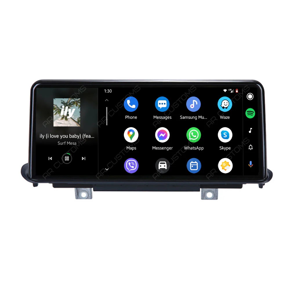 Head Unit Upgrade Installation — BMW X6/X6M F16 2014-2019 – head unit installation view