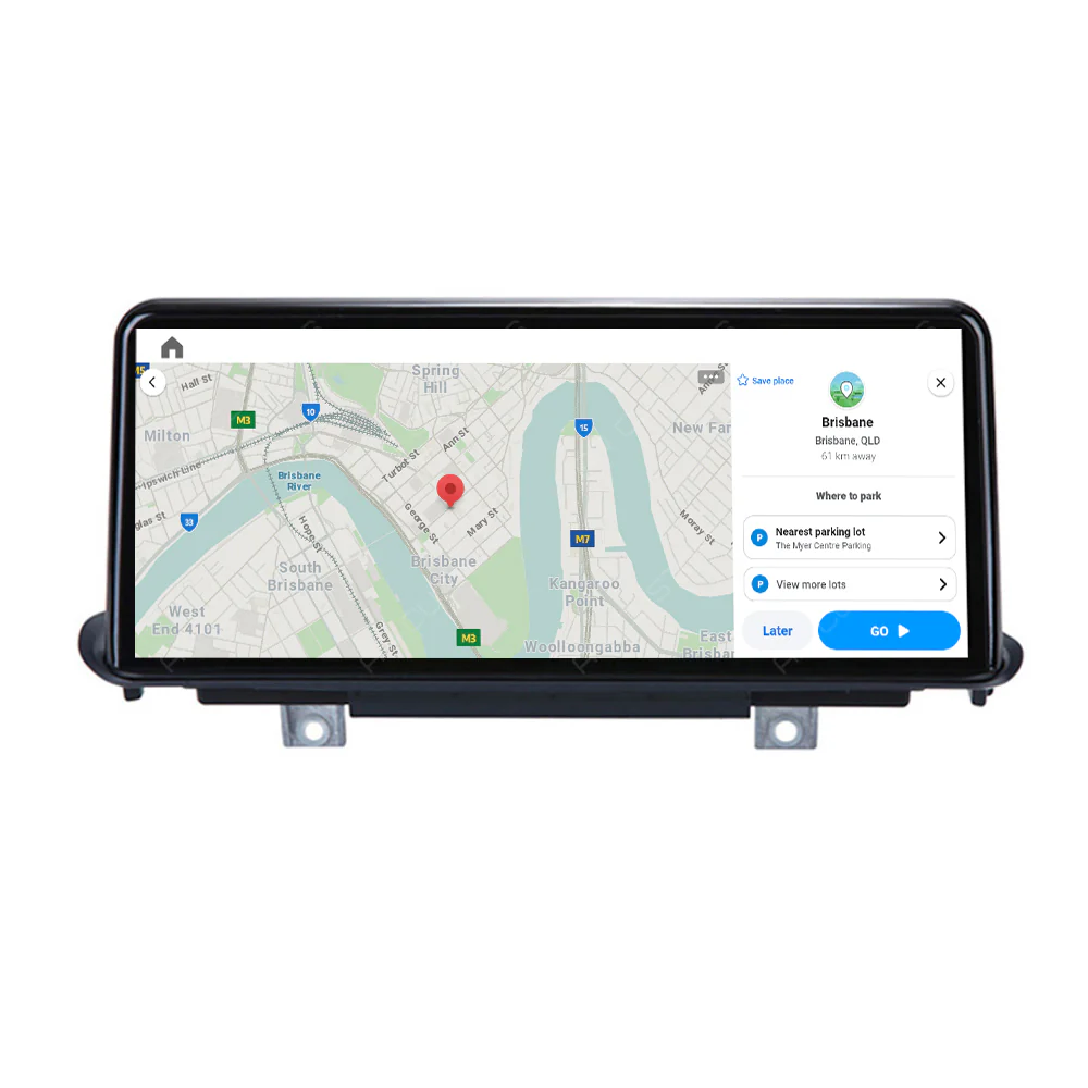 Head Unit Upgrade Installation — BMW X6/X6M F16 2014-2019 – head unit installation view