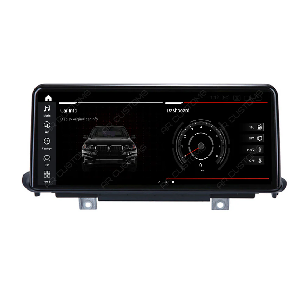 Head Unit Upgrade Installation — BMW X6/X6M F16 2014-2019 – head unit installation view