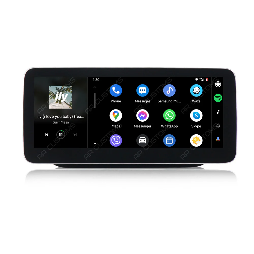 Head Unit Upgrade Installation — Mercedes B CLASS W246 2011-2018 – head unit installation view