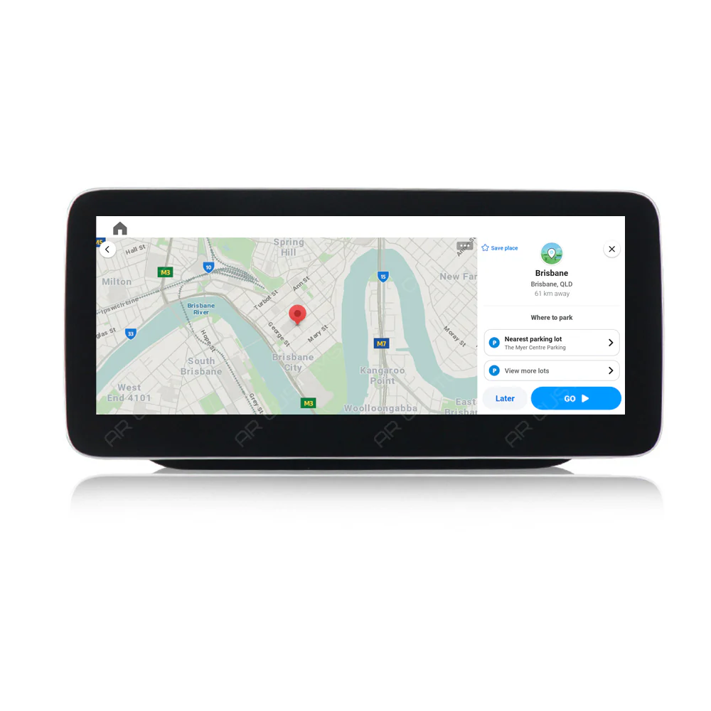Head Unit Upgrade Installation — Mercedes B CLASS W246 2011-2018 – head unit installation view