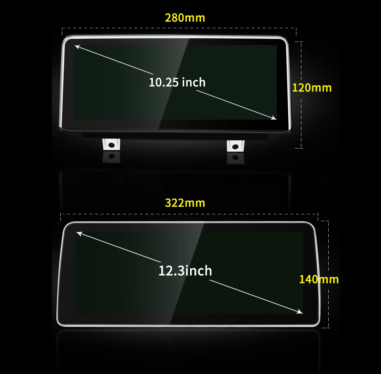 Head Unit Upgrade Installation — BMW 1 series F20/F21 2011-2016 – head unit installation view