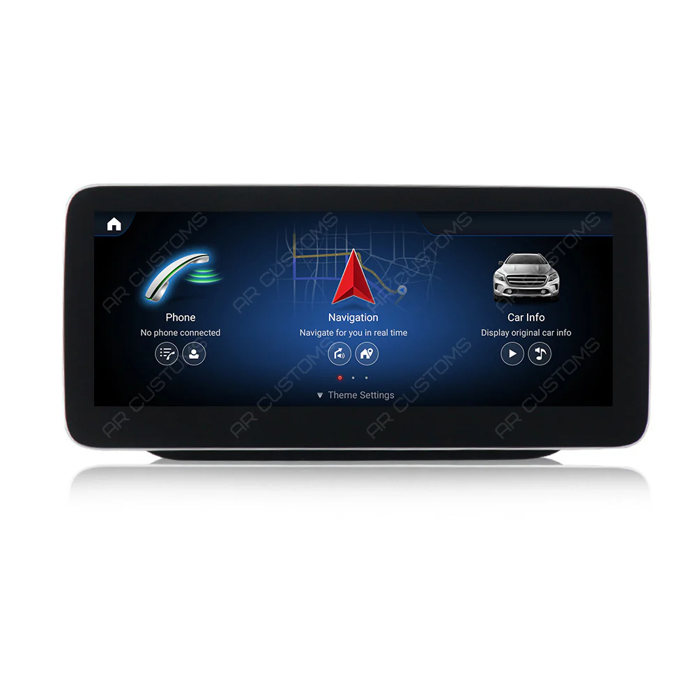 Head Unit Upgrade Installation — Mercedes B CLASS W246 2011-2018 – head unit installation view