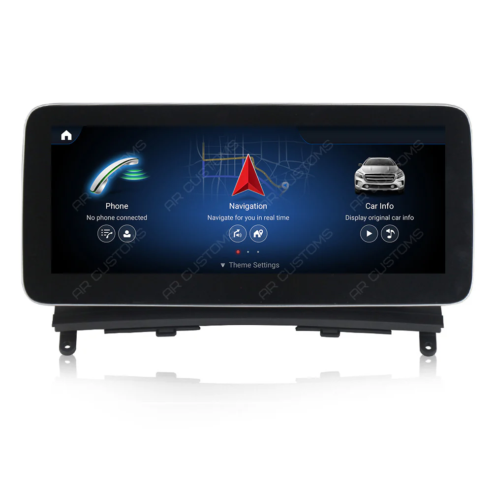 Head Unit Upgrade Installation — Mercedes C CLASS W204/S204 2007-2010 – head unit installation view