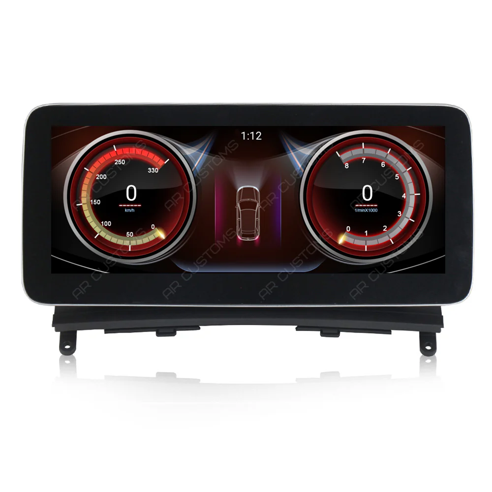 Head Unit Upgrade Installation — Mercedes C CLASS W204/S204 2007-2010 – head unit installation view