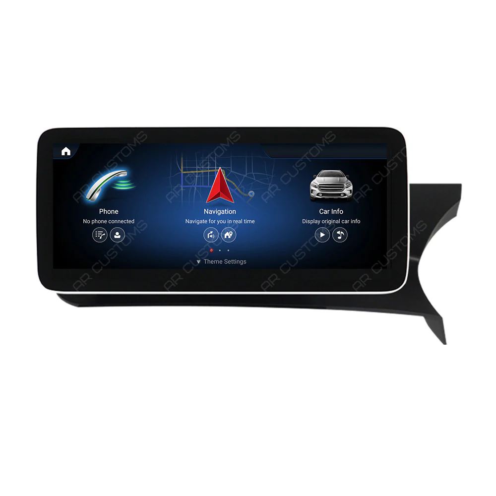 Head Unit Upgrade Installation — Mercedes C CLASS W204/S204 2010-2014 – head unit installation view
