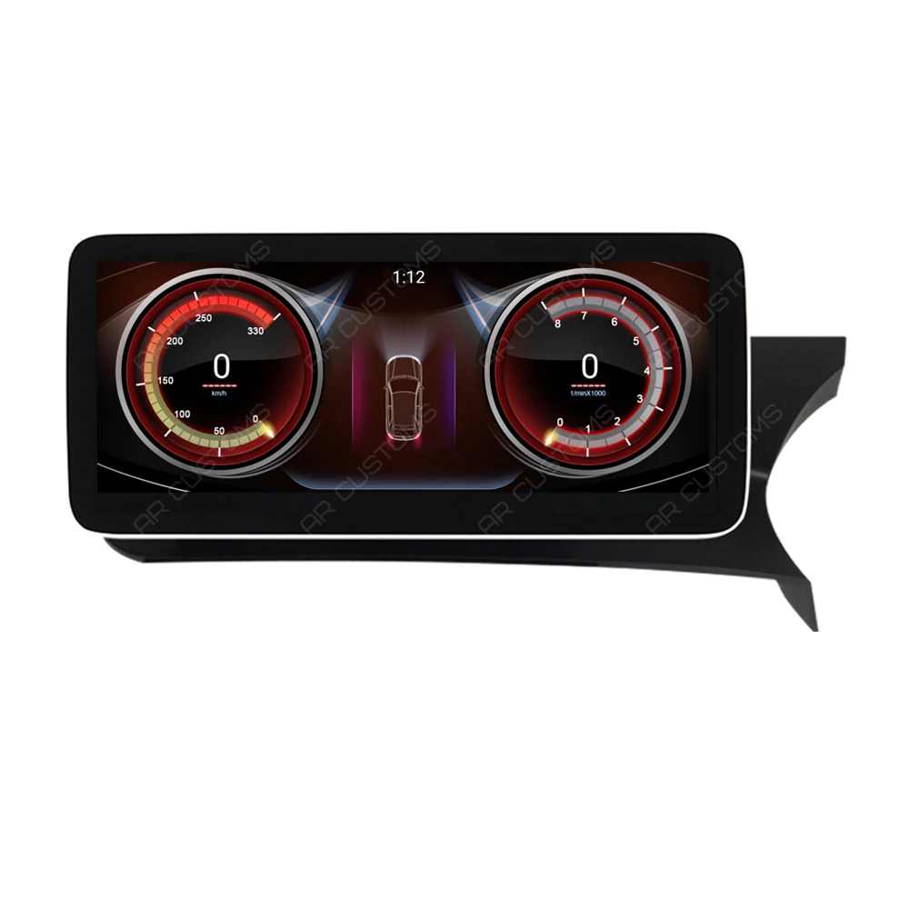 Head Unit Upgrade Installation — Mercedes C CLASS W204/S204 2010-2014 – head unit installation view